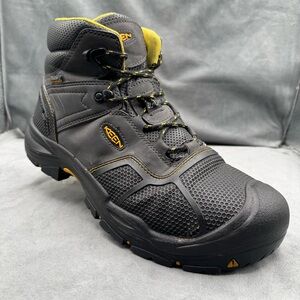 KEEN Utility Logandale 6” WP Men’s 13D Raven Black Soft Toe Work Boots